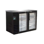 IKON IBB61-2G-24 - Back Bar Cooler, two-section, 14.16 cu. ft., 61-1/10